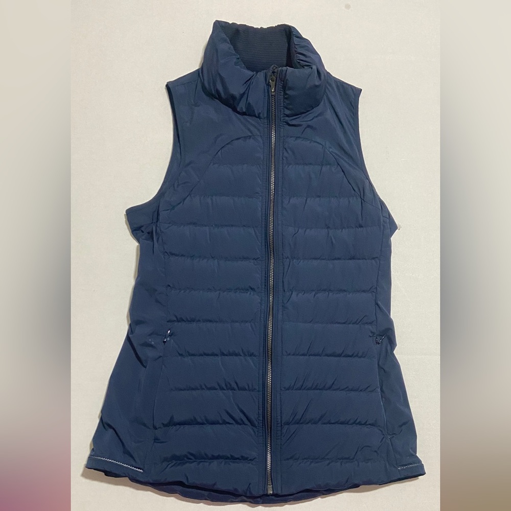 lululemon athletica Navy Quilted Down-Blend Vest